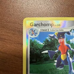 Pokemon Garchomp TCG Reverse Holo Rare Card 9/123 Mysterious Treasures - Image 4
