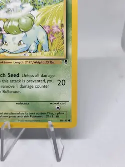 Pokemon TCG Bulbasaur Legendary Collection 68/110 Regular Common Card Vintage NM - Image 5