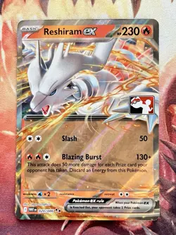 Reshiram EX 020/086 Play! Pokemon Prize Pack Play Stamped Card NM 🔥 - Image 1