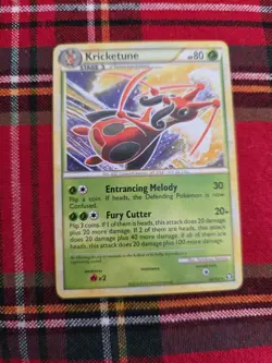 Kricketune 24/102 MINT -Vintage Rare Pokemon Card- HGSS Triumphant - Image 1