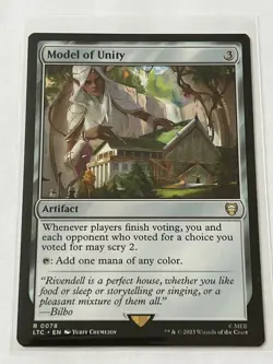 Model of Unity 78 MTG LOTR Tales of Middle Earth 2023 Mint - 9.0 + Non Foil Rare - Image 2