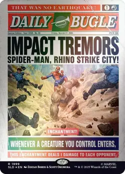 MTG Magic the Gathering Impact Tremors (1999) (rainbow foil) SLD NM - Image 4