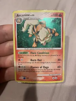 Arcanine (#1/111) - Holofoil DP - Rising Rivals HP Pokemon - Image 1