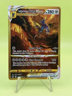 Origin Forme Dialga VSTAR Secret GG68/GG70 Pokemon Crown Zenith Galarian Gallery - Image 1