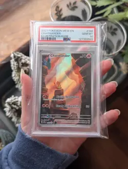 Pokemon 151 Charmander English Illustration Rare PSA 10 Gem Mint 168/165 - Image 1
