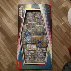 Pokemon TCG SV Prismatic Evolutions Lucario EX & Tyranitar EX Premium Collection - Image 1