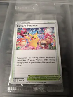 Pokemon Indonesia Promo Celebration Fanfare Perayaan Festival SEALED 374/S-P - Image 1