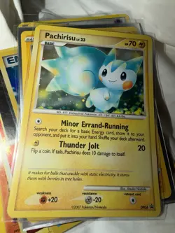 Pachirisu DP04 Black Star Promo Holo Rare Pokemon TCG Light Play LP - Image 1