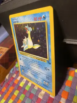 Lapras Pokemon TCG Fossil Set 10/62 Unlimited Holo Rare #10 LP - Image 3