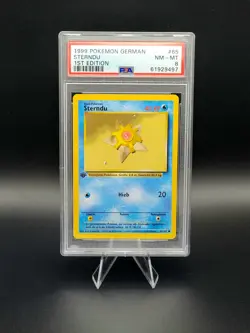 Pokemon 1999 German Base Set 1st Edition Sterndu / Staryu Psa 8 - Image 1
