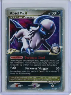 Absol G LV.X Pokemon 2009 Platinum Supreme Victors Ultra Rare 141/147 DMG - Image 1