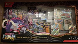 Pokemon Paldean Fates Great Tusk Iron Treads Collection Lot of 6 Factory Sealed! - Image 2