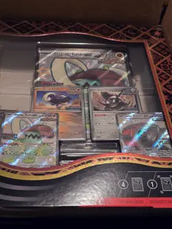 Pokemon Paldean Fates Great Tusk Iron Treads Collection Lot of 6 Factory Sealed! - Image 4