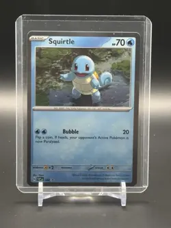 Squirtle Cosmos Holo Black Star Promo - SVP048 - Scarlet & Violet Pokemon 2023 - Image 1
