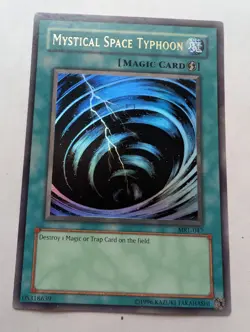 Yu-Gi-Oh! TCG Mystical Space Typhoon Magic Ruler MRL-047 Unlimited Ultra Rare - Image 1