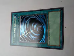 Yu-Gi-Oh! TCG Mystical Space Typhoon Magic Ruler MRL-047 Unlimited Ultra Rare - Image 2