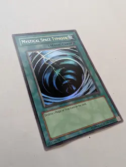 Yu-Gi-Oh! TCG Mystical Space Typhoon Magic Ruler MRL-047 Unlimited Ultra Rare - Image 3