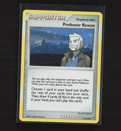 Professor Rowan 112/130 Diamond & Pearl Cosmos Holo Uncommon Pokemon Card - Image 1