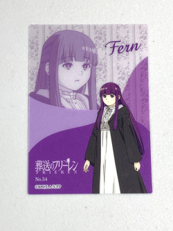 Fern - No.54 - Frieren: Beyond Journey's End Clear Card Collection Japanese - Image 1
