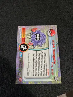 TANGELA #114 - Blue Logo - NON-HOLO - SERIES 2 - TOPPS POKEMON CARD - LP - Image 2