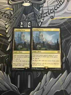 MTG x2 Starting Town - FF NM (Never Played) - Image 1