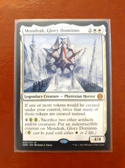 Mondrak, Glory Dominus: Phyrexia: All Will Be One 023/271 NMMTG BELOW C.K PRICE - Image 1