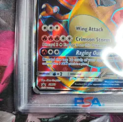 2017 Pokemon SM Black Star Promo Charizard GX #SM60 | PSA 7 Near Mint - Image 2