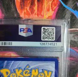 2017 Pokemon SM Black Star Promo Charizard GX #SM60 | PSA 7 Near Mint - Image 5