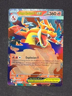 Pokemon TCG Mega Charizard Y Ex 022/217 Ascended Heroes Double Rare *NEAR MINT* - Image 1