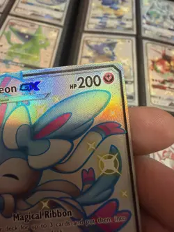 Pokemon Mint Sylveon GX SV76/SV94 Hidden Fates Shiny Vault - Image 3