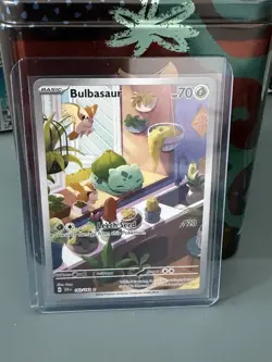 Pokemon Bulbasaur SV07 Stellar Crown Rare 70 HP Basic 143/142 Nintendo 2024 - Image 1