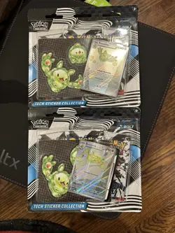 (2x) Pokemon TCG Black Bolt Tech Sticker Collection 3-Pack Blister READ - Image 1