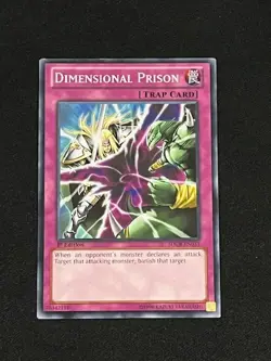Dimensional Prison 1st Edition SDCR-EN033 YuGiOh Structure Deck: Cyber Dragon Re - Image 1