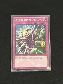 Dimensional Prison 1st Edition SDCR-EN033 YuGiOh Structure Deck: Cyber Dragon Re - Image 2
