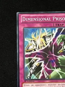 Dimensional Prison 1st Edition SDCR-EN033 YuGiOh Structure Deck: Cyber Dragon Re - Image 3