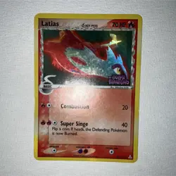 Pokemon Latias EX Holo Rare Delta Species 70 HP 21/110 Holon Phantoms TCG Card - Image 1
