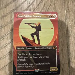 x1 MTG EOE Sami Wildcat Captain Non-Foil Extended Art Pack Fresh 0301 - Image 1