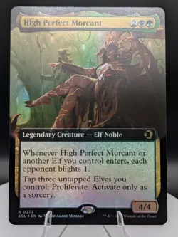 High Perfect Morcant Extended Art FOIL 0373 Lorwyn Eclipsed MTG (NM) - Image 1