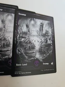 SWAMP (273) (FULL ART) X6 Innistrad: Midnight Hunt MID Magic MTG NM - Image 2