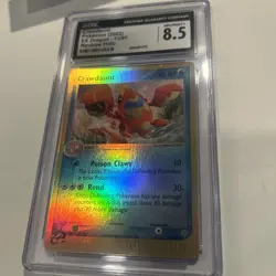 2003 Pokemon Crawdaunt REVERSE HOLO CGC 8.5 NM/MINT EX Dragon 13/97 - Image 1