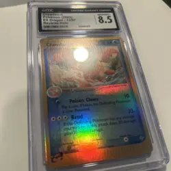 2003 Pokemon Crawdaunt REVERSE HOLO CGC 8.5 NM/MINT EX Dragon 13/97 - Image 2