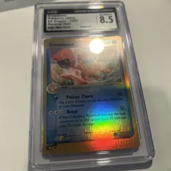 2003 Pokemon Crawdaunt REVERSE HOLO CGC 8.5 NM/MINT EX Dragon 13/97 - Image 5