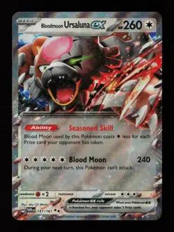 Bloodmoon Ursaluna ex 141/167 Holo SV06: Twilight Masquerade Pokemon Card - Image 1