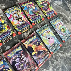 Pokemon booster pack Lot Of 12 Packs Destin Rivals phantasmal flames Mega Evo - Image 3