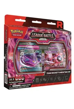 Pokemon Team Rocket's Mewtwo ex League BATTLE DECK DISPLAY CASE Sealed 6 Box - Image 1