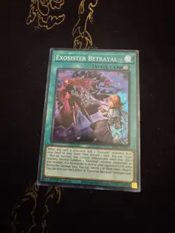 Yu-Gi-Oh! Exosister Betrayal Super Rare NM 1st Ed BPRO-EN066 - Image 1