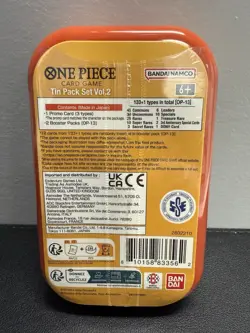 One Piece Card Game Tin Pack Vol. 2 TS-02 Featuring Monkey D. Luffy SEALED NEW - Image 2