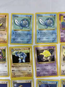 Pokemon Cards Vintage Shadowless Lot Of 27 Cards With 2 Mew Promos 1999 Base Set - Image 4