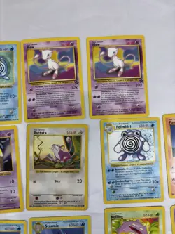Pokemon Cards Vintage Shadowless Lot Of 27 Cards With 2 Mew Promos 1999 Base Set - Image 5