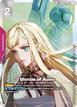 Battle of Aces GD01-111 SP R+ Alt Art Gundam Card Game Steel Requiem - Image 1